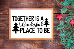 Together Is a Wonderful Place to Be Sign SVG, Farmhouse Sign Product Image 3