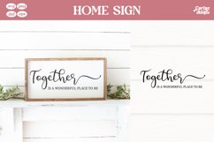 Together is a Wonderful Place to Be SVG