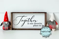Together is Our Favorite Place to Be SVG and Sublimation Product Image 2