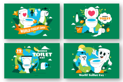 10 World Toilet Day Illustration Product Image 2