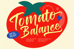 Tomato Balance - Modern Handwritten Product Image 1