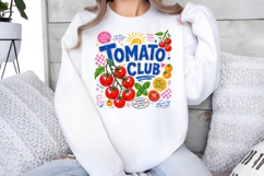 Tomato Club Retro Garden Sublimation PNG Design Product Image 2