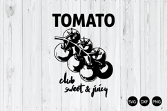 Tomato Club Sweet and Juicy SVG, Tomato SVG Product Image 1