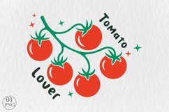 Tomato Lover PNG, Vegetable Sublimation Design Product Image 1