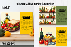 Tomato girl kitchen conversion cutting board PNG design Product Image 1