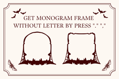 Tomb Head Monogram Halloween Font | Web Font Product Image 4
