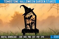 Tombstone Garden Stakes Laser Cut | Halloween Lawn Stake Product Image 1
