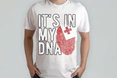 It's in my DNA Tonga Flag Fingerprint PNG Sublimation Product Image 2