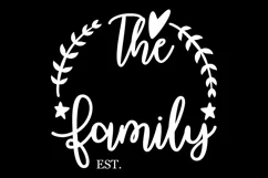 Family Monogram SVG, Family Last Name Svg Cut File Product Image 3