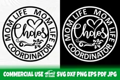 Chaos Coordinator SVG | Mom Life Svg | Funny Mom Shirt Product Image 2