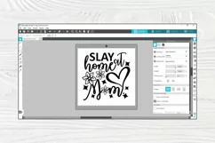 Mom Life SVG | Slay at Home Mom | Mom Quote Svg Cut File Product Image 5