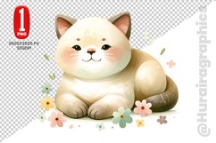Tonkinese Cat Clipart - PNG File Product Image 1