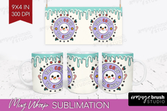 Too Cozy To Chill Xmas Mug Wrap Christmas Mug PNG Product Image 1