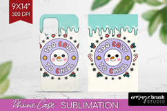 Too Cozy To Chill Xmas Phone Case PNG Christmas Case PNG Product Image 1