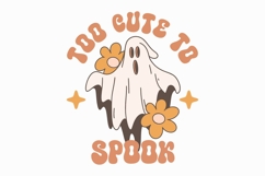 Too Cute Hippie Halloween T-shirt Design Product Image 1