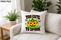 Too Cute to Spook Halloween PNG Product Image 3