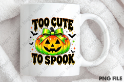 Too Cute to Spook Halloween PNG Product Image 4