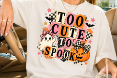 Too Cute To Spook Halloween Sublimation Design Product Image 2