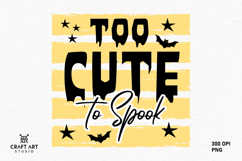 Halloween Spooky Stripes PNG | Halloween Sublimation Design Product Image 1