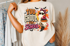 Too Ghoul for School PNG, Halloween Teacher Sublimation Desi Product Image 3