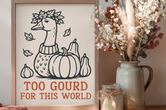 Fall Goose SVG Bundle | Funny Autumn Pun Cute Goose PNG Set Product Image 9