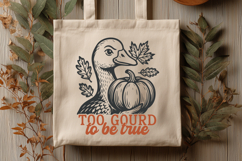 Fall Goose SVG Bundle | Funny Autumn Pun Cute Goose PNG Set Product Image 2