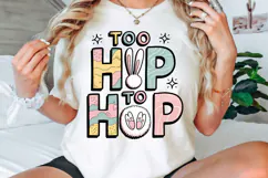 Too Hip To Hop Bunny PNG, Easter Bunny Clipart Product Image 2