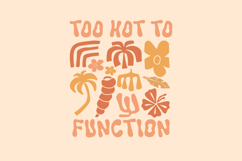 Retro Summer Flowers Beach T-shirt Design Bundle Product Image 8