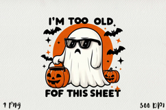 Funny &amp; Sarcastic Halloween PNG | Sublimation Design. Product Image 1