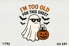 Funny Halloween PNG | Sublimation Design. Product Image 1