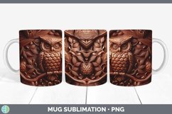 GorgeousTooled Leather Mug Wrap design.