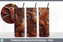 GorgeousTooled Leather Tumbler design.