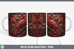 GorgeousTooled Leather Mug Wrap design.