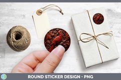 GorgeousTooled Leather Stickers design.