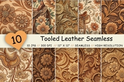 Tooled Leather Seamless Pattern