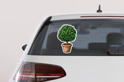 Topiary Pot Sticker Clipart Bundle Product Image 6