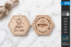 Baby Tooth Boxes Laser Cut Bundle | First Tooth | Keepsake Product Image 20
