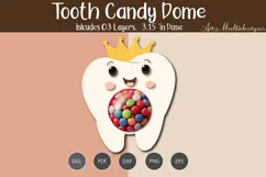Baby Tooth Candy Dome holder Product Image 2
