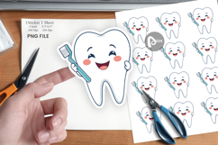 Dentist Tooth Sticker Product Image 1