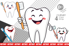 Dentist Tooth Clipart Product Image 1
