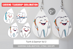 Earring Dentist Tooth Product Image 1