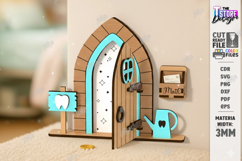 Tooth Fairy Door Laser Cut |Children&#039;s Room Decor| Mini Door Product Image 1