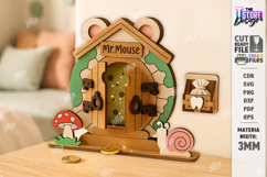 Tooth Fairy Doors Laser Cut Bundle|Kids Room Decor|Mini Door Product Image 12