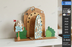Tooth Fairy Doors Laser Cut Bundle | Kids Bedroom Decor SVG Product Image 9