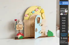 Tooth Fairy Door Laser Cut | Kids Bedroom Decor | Fantasy Product Image 1