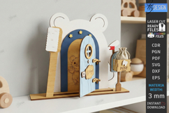 Tooth Fairy Door Laser Cut | Kids Bedroom Decor | Fantasy Product Image 1