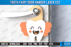 Tooth Fairy Door Hanger Laser Cut|Children&#039;s Room |Door Sign Product Image 1