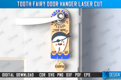 Tooth Fairy Door Hanger Laser Cut|Children&#039;s Room |Door Sign Product Image 1