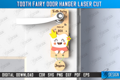 Tooth Fairy Door Hanger Laser Cut|Children&#039;s Room |Door Sign Product Image 1