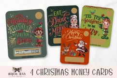 Christmas Printable Money Cards | PNG Designs | 300 dpi Product Image 1